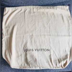 EUC Authentic Large Louis Vuitton Cotton Flannel Drawstring Dust/Storage Bag